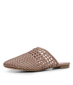LALA DF MAUVE METALLIC LEATHER
