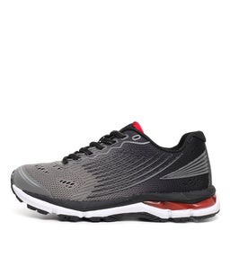FLUX JNR LACE LX BLACK GREY RED SMOOTH