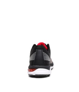 FLUX JNR LACE LX BLACK GREY RED SMOOTH