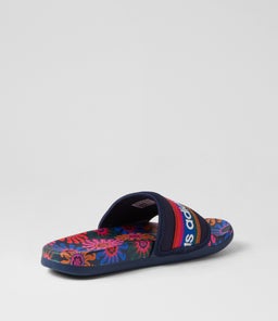 ADILETTE COMFORT W INDIGO WHITE SMOOTH