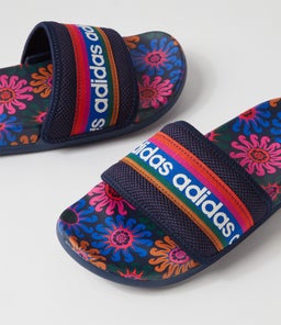 ADILETTE COMFORT W INDIGO WHITE SMOOTH