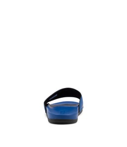 ADILETTE COMFORT ROYAL WHITE BLACK SMOOTH