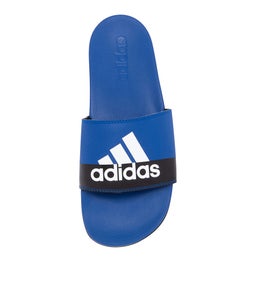 ADILETTE COMFORT ROYAL WHITE BLACK SMOOTH
