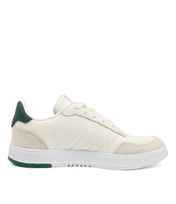 COURTMASTER M AD WHITE WHITE GREEN SMOOTH
