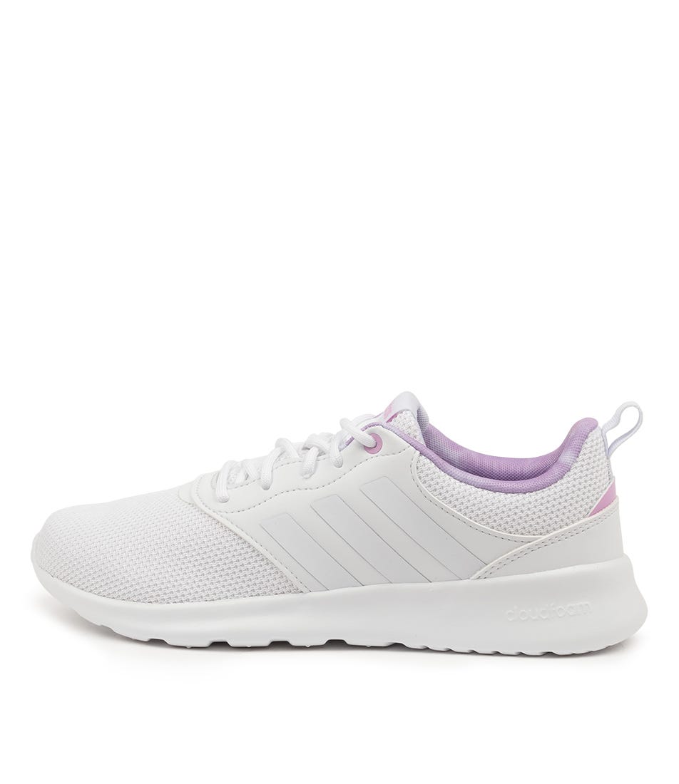 Buy Adidas Qt Racer 2.0 W Ad White Clr Lilac Sneakers online with free shipping