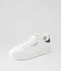 COURT SILK W AD WHITE WHITE METALLIC LEATHER