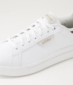 COURT SILK W AD WHITE WHITE METALLIC LEATHER