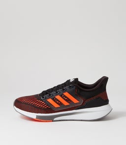 EQ21 RUN M AD BLACK ORANGE METALLIC MESH