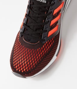 EQ21 RUN M AD BLACK ORANGE METALLIC MESH