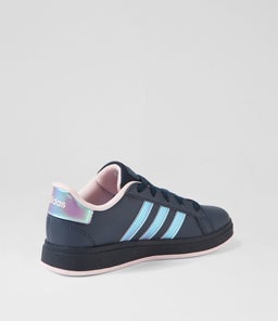 GRAND COURT 2.0 K JNR AD AURORA INK IRIDESCENT PINK TEXTILE