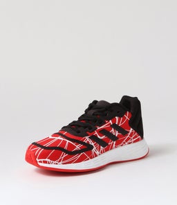 DURAMO 10 SPIDER MAN K JNR AD RED BLACK WHITE MESH