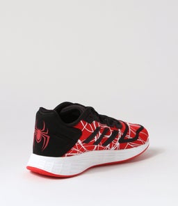 DURAMO 10 SPIDER MAN K JNR AD RED BLACK WHITE MESH