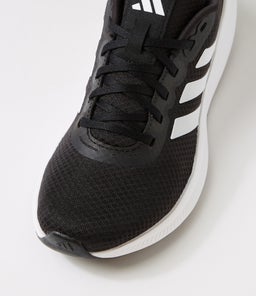 RUNFALCON 3.0 W WIDE AD BLACK WHITE BLACK MESH