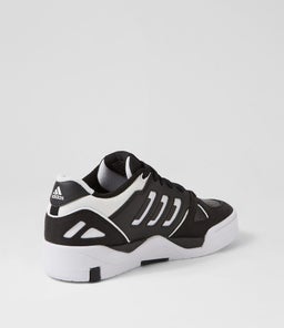 MIDCITY LOW M AD BLACK WHT BLACK TEXTILE