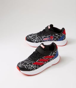 DURAMO SP EL K JNR AD BLACK SCARLET WHITE SMOOTH