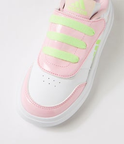 PARK ST AC C JNR AD WHITE GREEN PINK SMOOTH