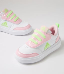 PARK ST AC C JNR AD WHITE GREEN PINK SMOOTH