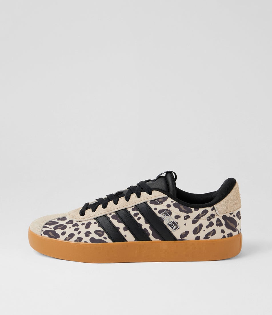 Vl Court 3 W Crystal Linen Black Khaki Fabric Sneakers Vl Court 3 W Crystal Linen Black Khaki Fabric Sneakers