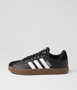 VL COURT 3.0 W AD BLACK WHITE GUM SMOOTH FABRIC