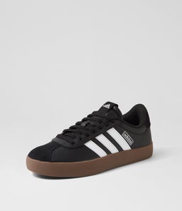 VL COURT 3.0 W AD BLACK WHITE GUM SMOOTH FABRIC