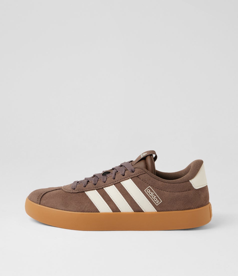 Vl Court 3 W Earth Strata Chalk Gum Fabric Sneakers Vl Court 3 W Earth Strata Chalk Gum Fabric Sneakers