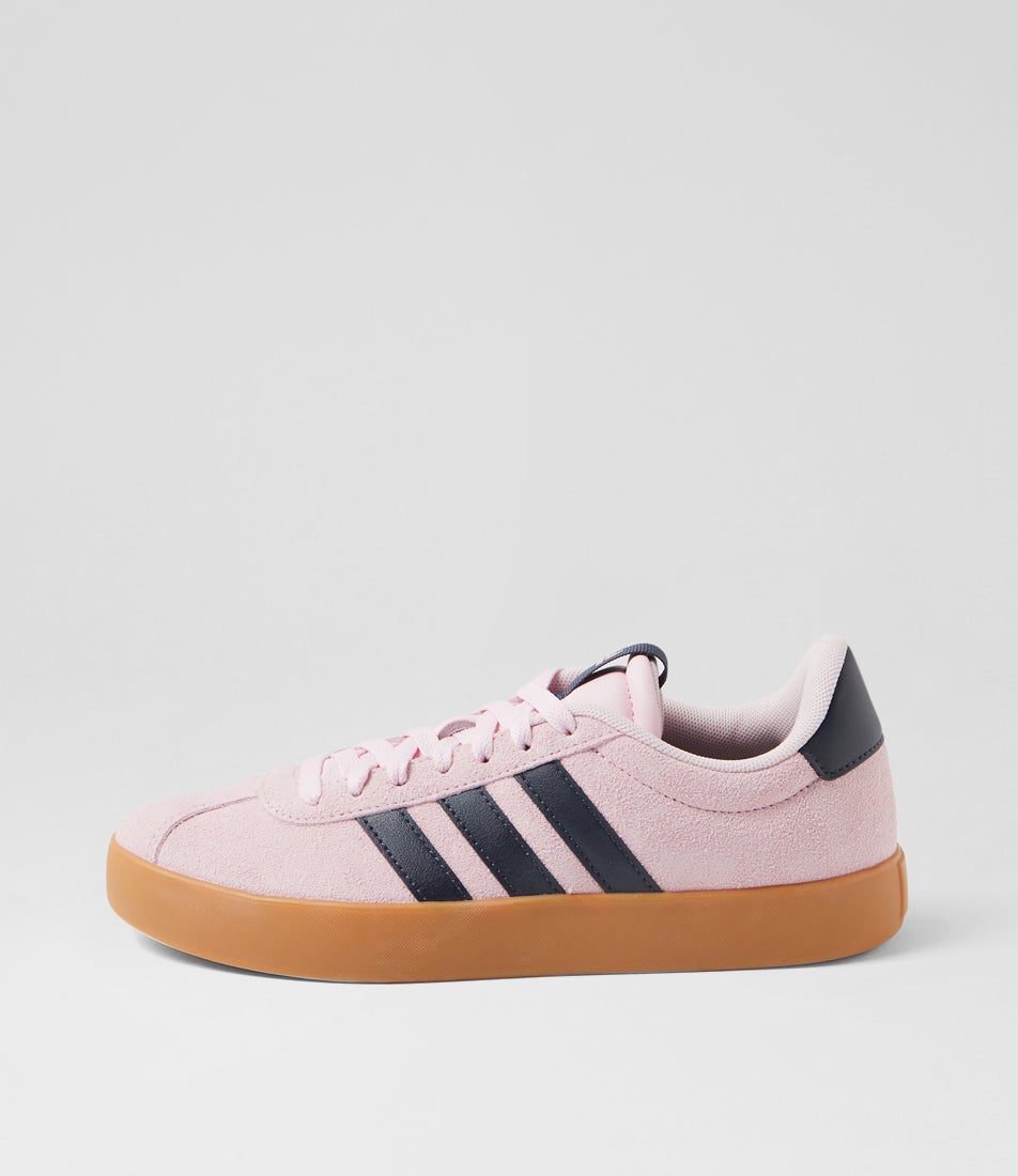Vl Court 3 W Clear Pink Legend Ink Fabric Sneakers Vl Court 3 W Clear Pink Legend Ink Fabric Sneakers