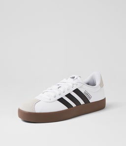 VL COURT 3.0 W AD WHITE BLACK GREY SMOOTH FABRIC