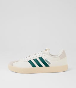 VL COURT 3.0 M AD WHITE COLLEGIATE GREEN SMOOTH FABRIC