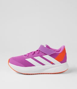 DURAMO SL2 EL C JNR AD PURPLE BURST WHITE ORANGE TEXTILE