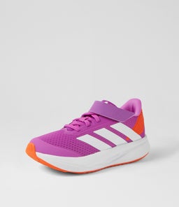 DURAMO SL2 EL C JNR AD PURPLE BURST WHITE ORANGE TEXTILE