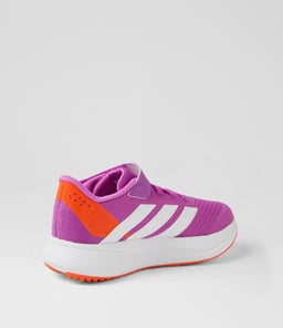 DURAMO SL2 EL C JNR AD PURPLE BURST WHITE ORANGE TEXTILE