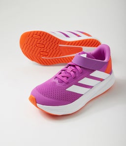 DURAMO SL2 EL C JNR AD PURPLE BURST WHITE ORANGE TEXTILE