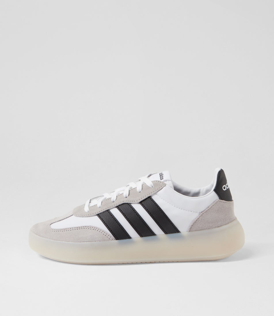 Barreda Decode W White Core Black Grey Fabric Sneakers Barreda Decode W White Core Black Grey Fabric Sneakers