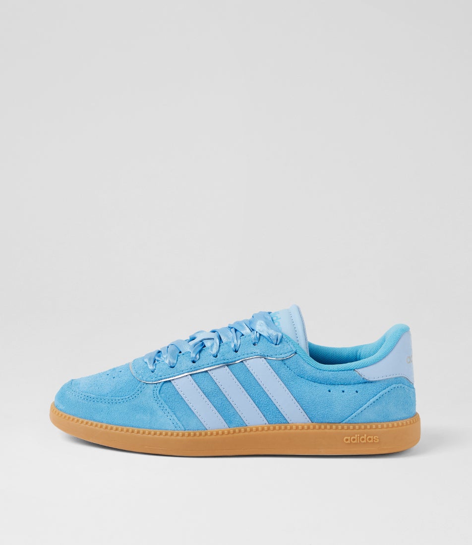 Breaknet Sleek W Semi Blue Burst Glow Fabric Lace Ups