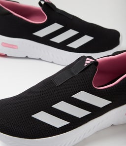 CLOUDFOAM MOVE W AD BLACK WHITE BLISS PINK TEXTILE