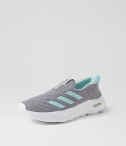 CLOUDFOAM MOVE W AD GREY SEMI FLASH AQUA WHITE TEXTILE