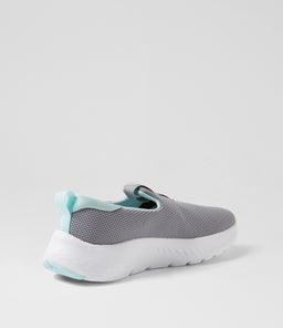 CLOUDFOAM MOVE W AD GREY SEMI FLASH AQUA WHITE TEXTILE