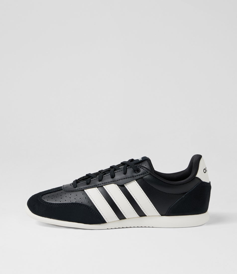 Barreda Lo W Core Black White Off White Fabric Sneakers