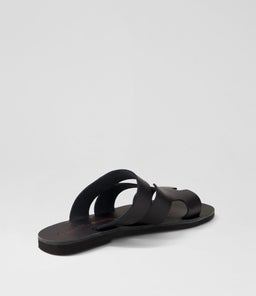 SOFIA SANDAL AF BLACK LEATHER