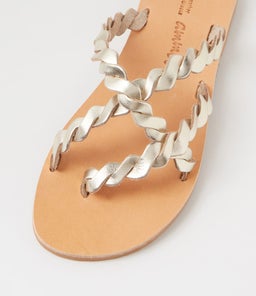 ARESTEA SANDAL AF GOLD LEATHER