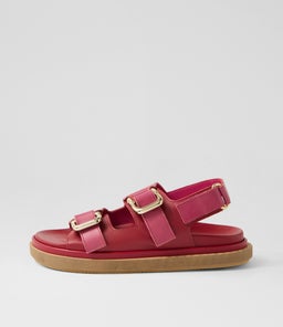 HARPER AG LIPSTICK RED LEATHER