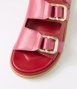 HARPER AG LIPSTICK RED LEATHER