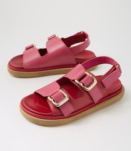 HARPER AG LIPSTICK RED LEATHER