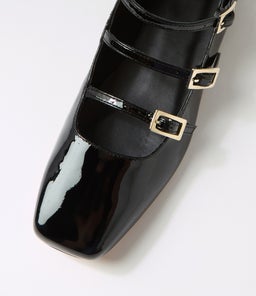 LUKE AG BLACK PATENT LEATHER
