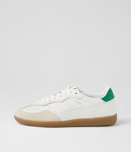 TB.490 AG WHITE GREEN LEATHER