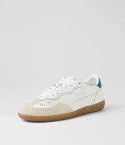 TB.490 AG WHITE GREEN LEATHER
