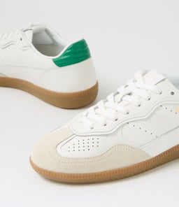TB.490 AG WHITE GREEN LEATHER