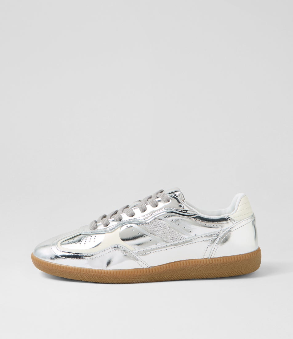 Tb 490 Rife Shimmer Silver Leather Sneakers Tb 490 Rife Shimmer Silver Leather Sneakers