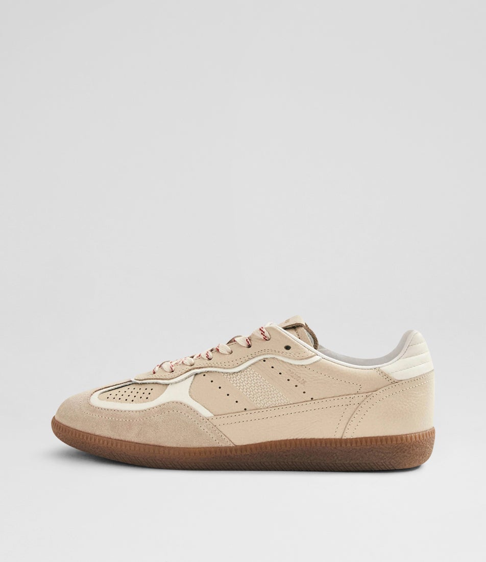 Tb 490 Rife Cream Suede Leather Sneakers Tb 490 Rife Cream Suede Leather Sneakers