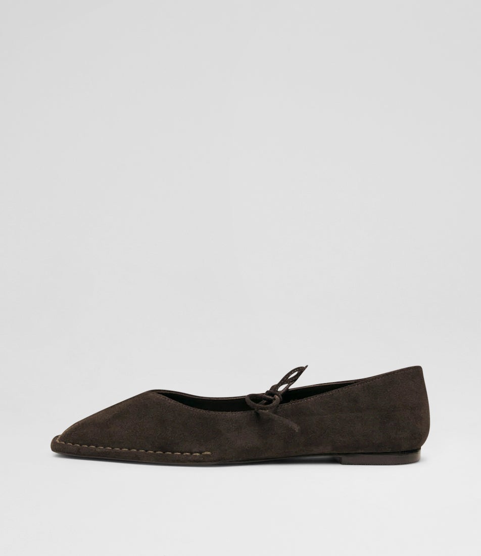 Sway Brown Suede Ballet Flats